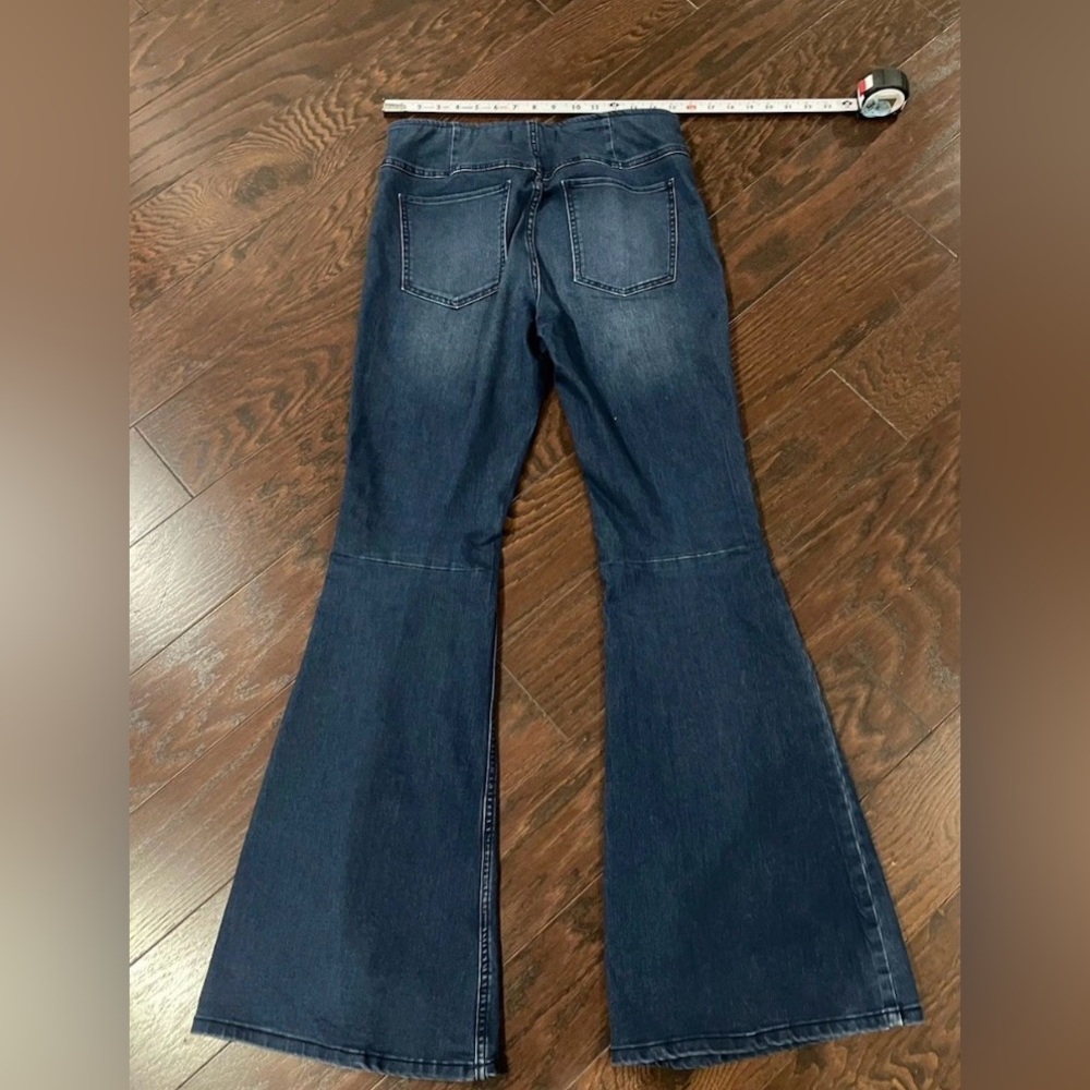We The Free/Free People Penny Pull On Flair Jeans size 30 Boho Coastal Cowgirl - Picture 8 of 16
